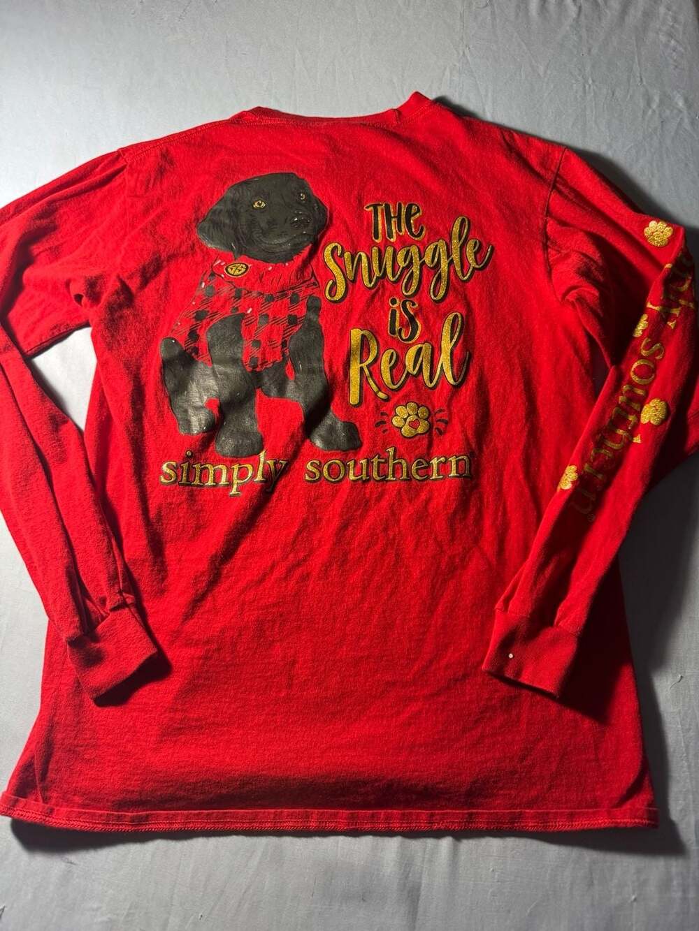 Simply Southern The Snuggle Is Real Long Sleeve Tee